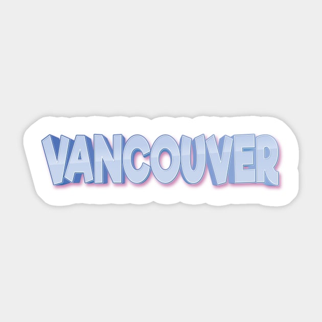 Vancouver Sticker by ProjectX23Red